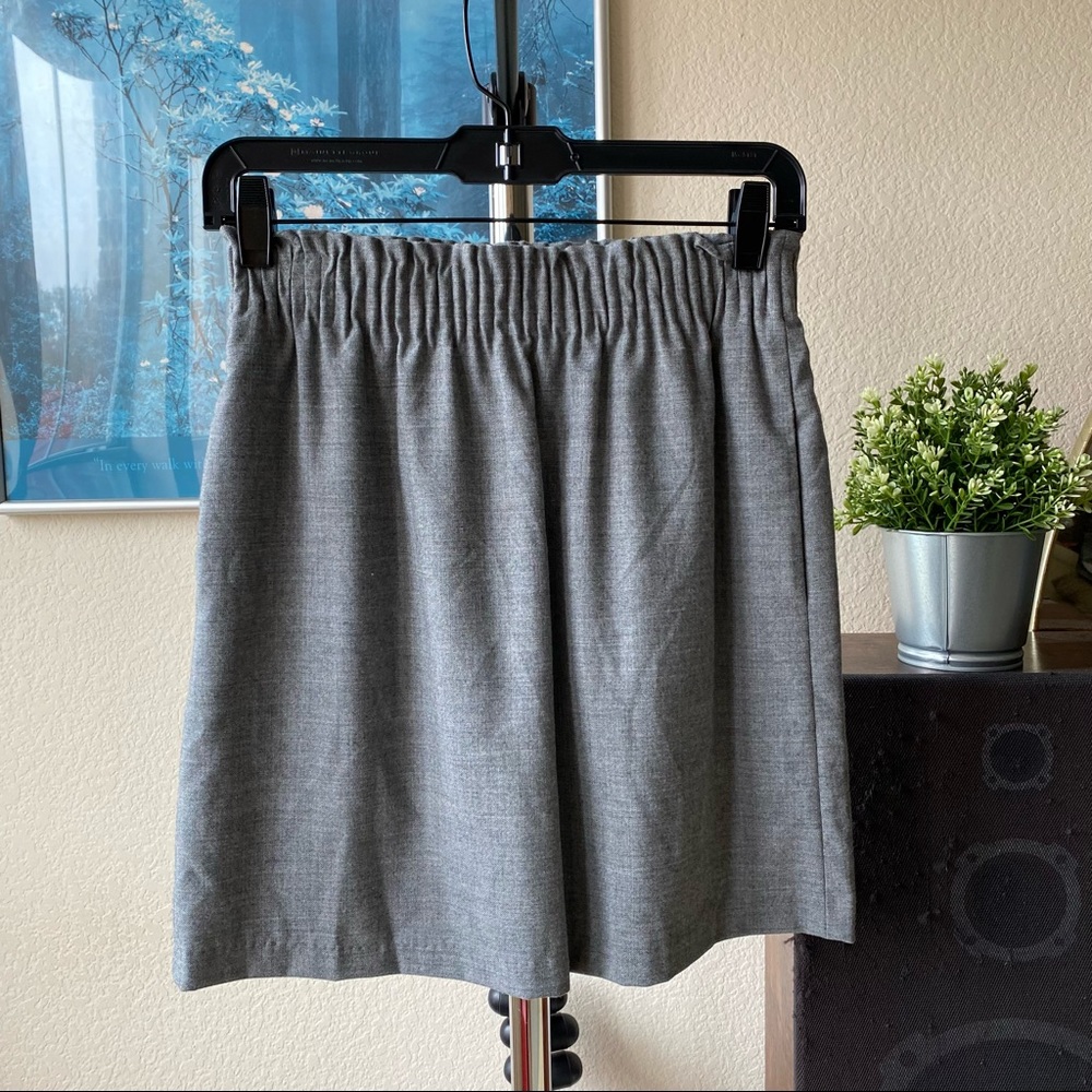 Grey mini skirt from J.crew
